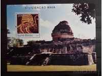 Guineea-Bissau 2003 Maya Istorie / Civilizație Bloc 10 € MNH