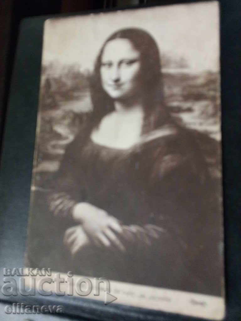 card of the Mona Lisa