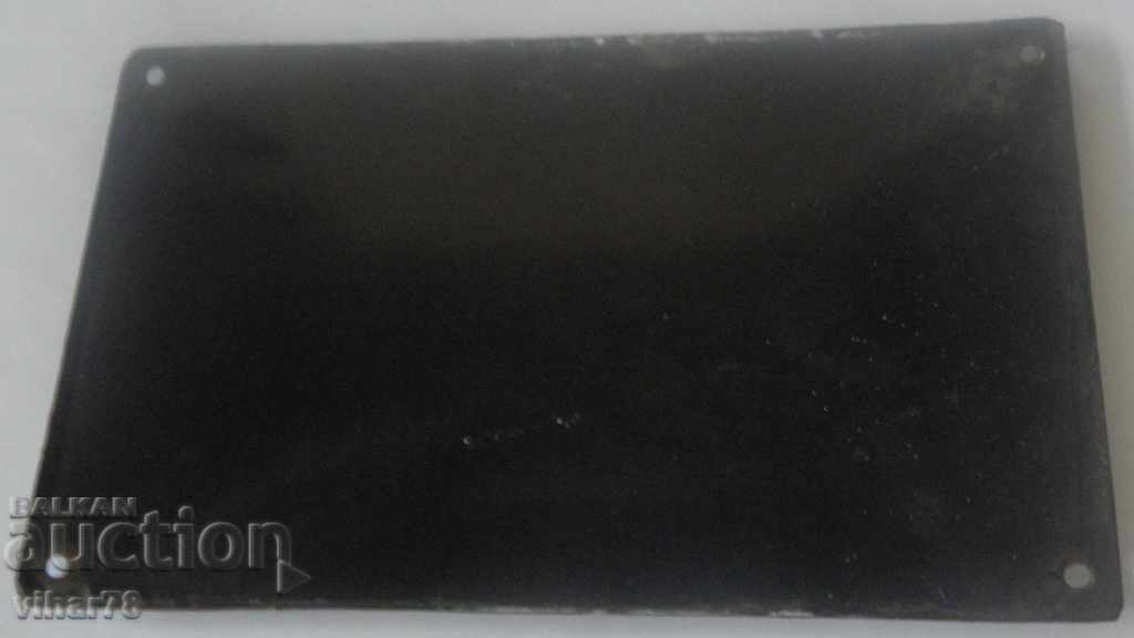 enamelled plate - 6 enamelled plate - 6