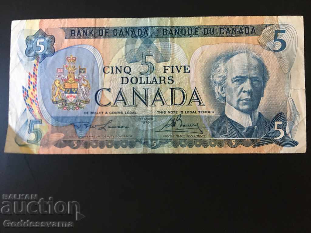 Canada 5 Dolari 1972 Pick 87 Ref 9883 Canada 5 Dolari 1972 Pick 87 Ref 9883
