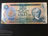 Canada 5 Dollars 1972 Pick 87 Ref 9883