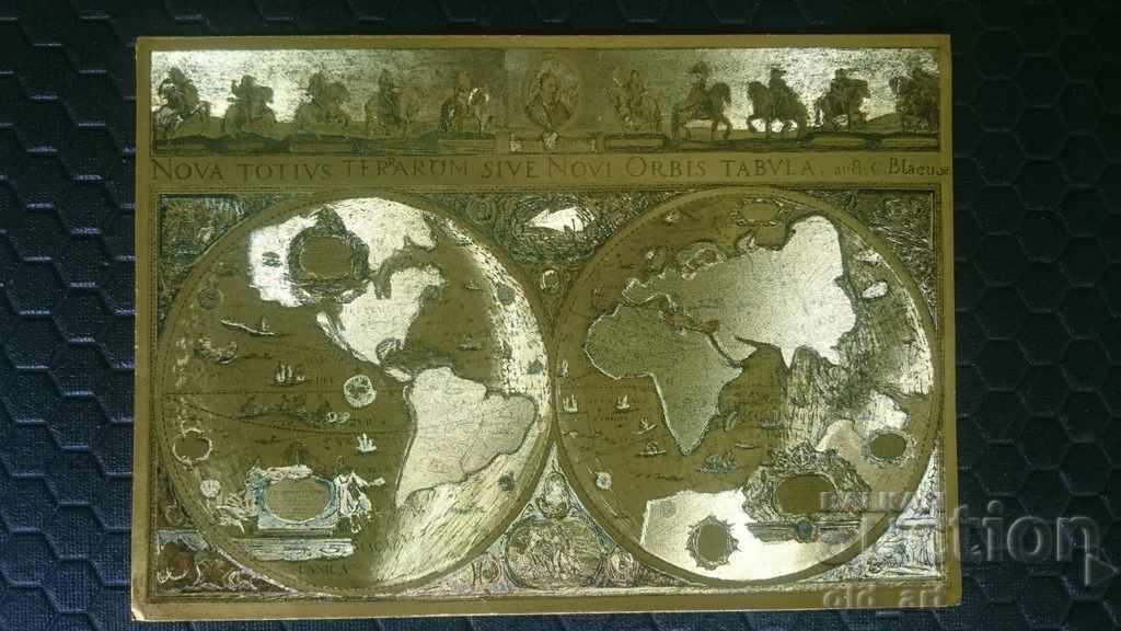 Ταχυδρομική κάρτα - Αντίκα παγκόσμιος χάρτης με τιμή € 2.50 | 4.89 BGN Ταχυδρομική κάρτα - Αντίκα παγκόσμιος χάρτης με τιμή € 2.50 | 4.89 BGN