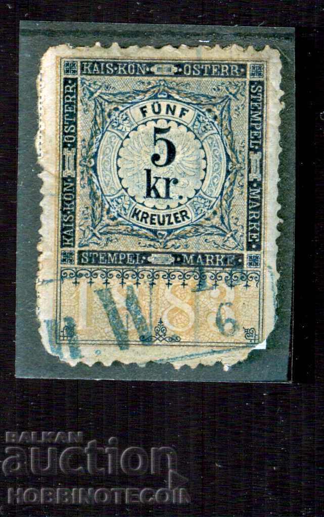 AUSTRIA - STAMPURI - STAMPURI - 5 Kr - 1883
