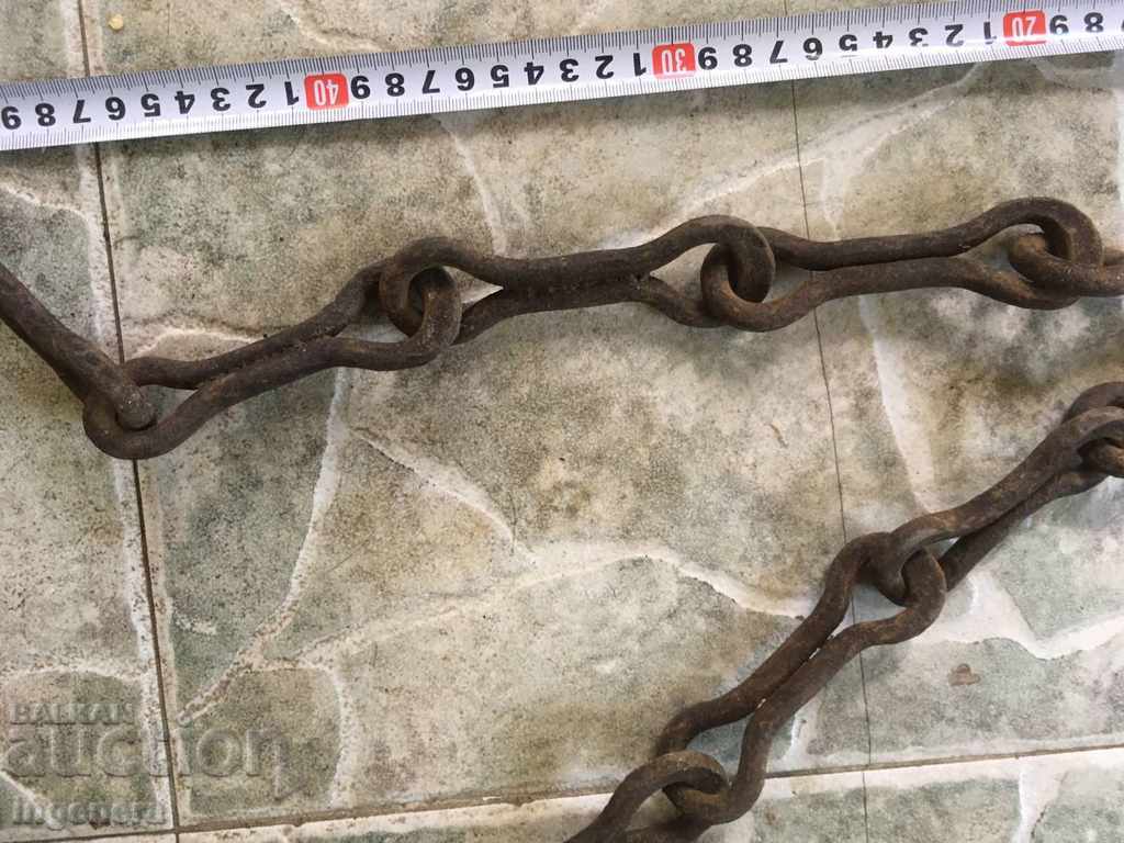 CHANGEL CHAIN FOR WROUGHT IRON FIREPLACE - 5 CHANGEL CHAIN FOR WROUGHT IRON FIREPLACE - 5