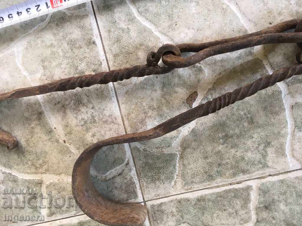 CHANGEL CHAIN FOR WROUGHT IRON FIREPLACE - 7 CHANGEL CHAIN FOR WROUGHT IRON FIREPLACE - 7