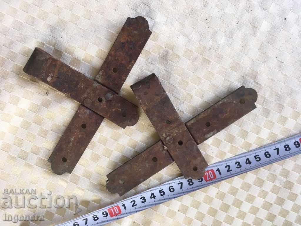 BALAMA PENTRU POARTĂ RUSTICĂ MONTAJ EXTERN METAL-2 BUC - 5