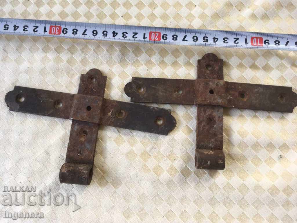 BALAMA PENTRU POARTĂ RUSTICĂ MONTAJ EXTERN METAL-2 BUC