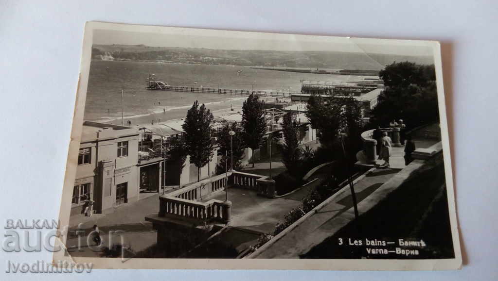 Postcard Varna Banite 1935