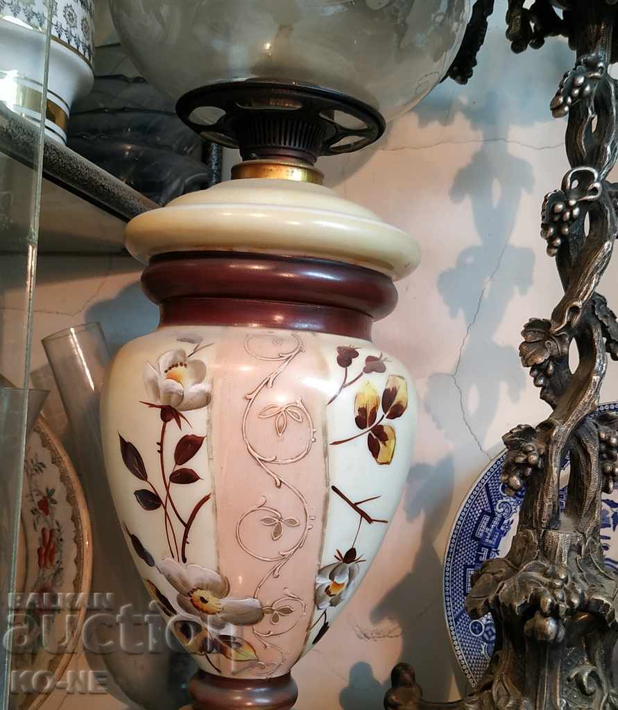 Auction  Old kerosene lamps, 2 pieces