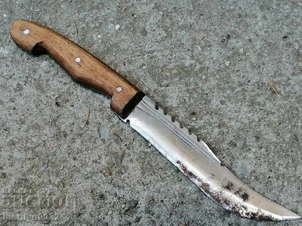 Old butcher knife kulak dagger - 7 Old butcher knife kulak dagger - 7