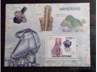 Guineea-Bissau 2009 Natură / minerale bloc 12 € MNH