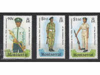1989. Montserrat. Military uniforms.