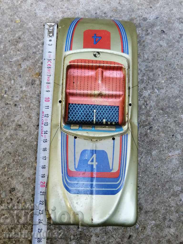 Delivery of Children's tin toy car car cart