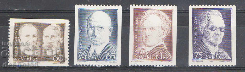 1972. Швеция. Носители на Нобелова награда 1912.
