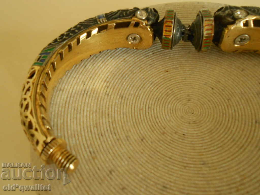 Designer SILVER BRACELET, ENAMEL, SILVER 800 - 5 Designer SILVER BRACELET, ENAMEL, SILVER 800 - 5