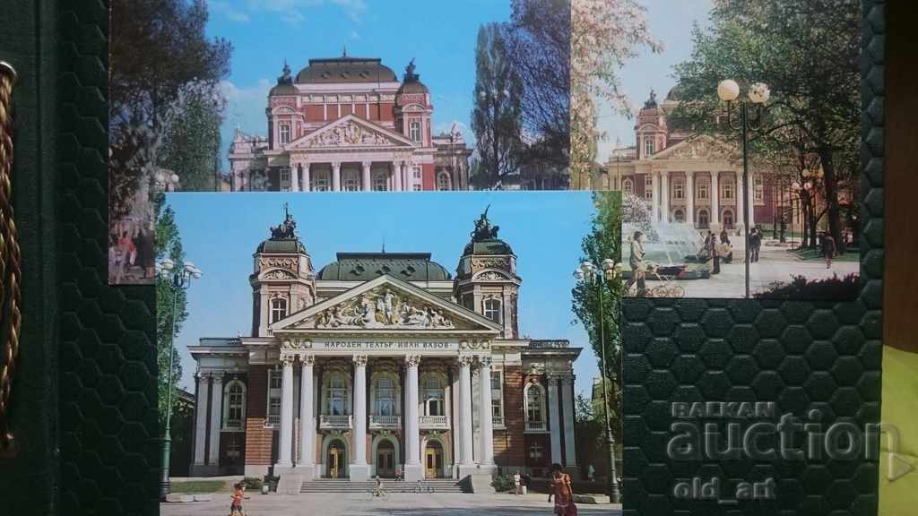 Postcards - Sofia, National Theatre Postcards - Sofia, National Theatre
