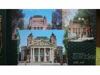 Postcards - 3 pieces, Sofia, National Theater