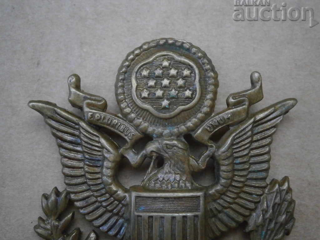 EMBLEM sign edelweiss officer cockade USA WW2 WWII LOT - 7 EMBLEM sign edelweiss officer cockade USA WW2 WWII LOT - 7