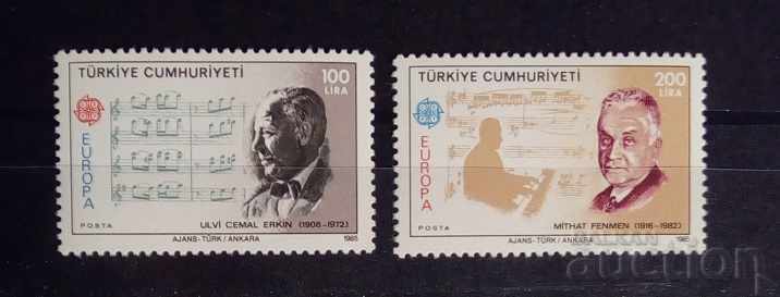 Τουρκία 1985 Ευρώπη CEPT Μουσική / Συνθέτες 20 € MNH