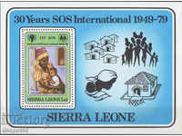 1979. Sierra Leone. Anul internațional al copilului. Bloc.