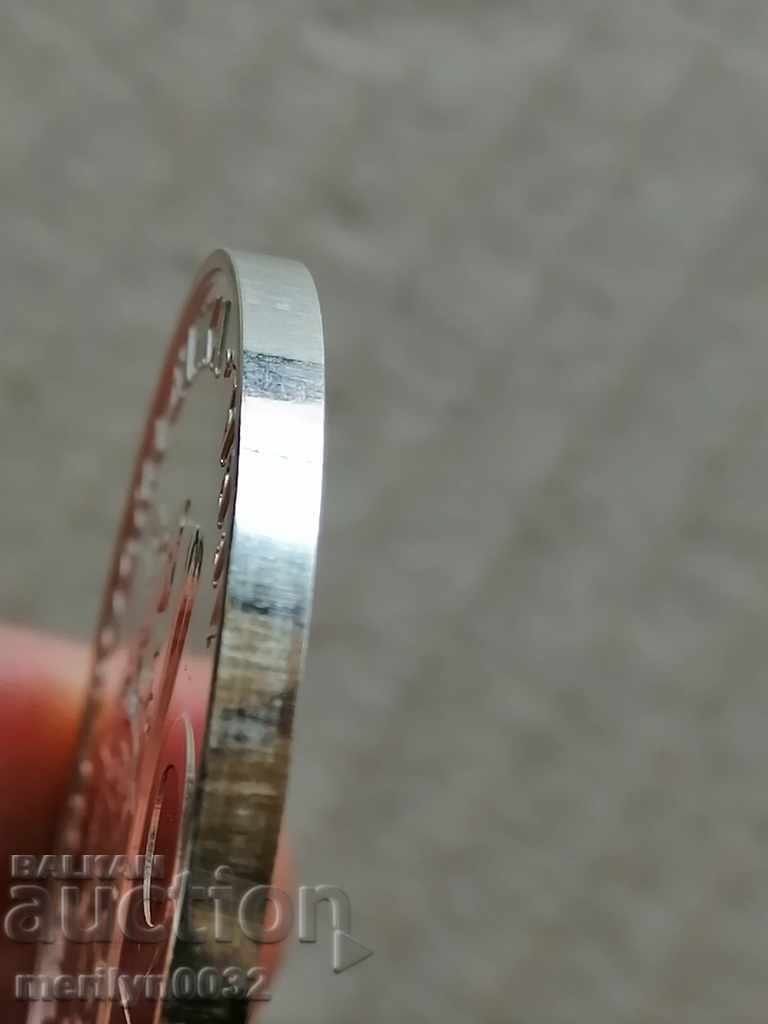 Аукцион Сребърна монета 100 лева 1992 год  925/1000 сребро