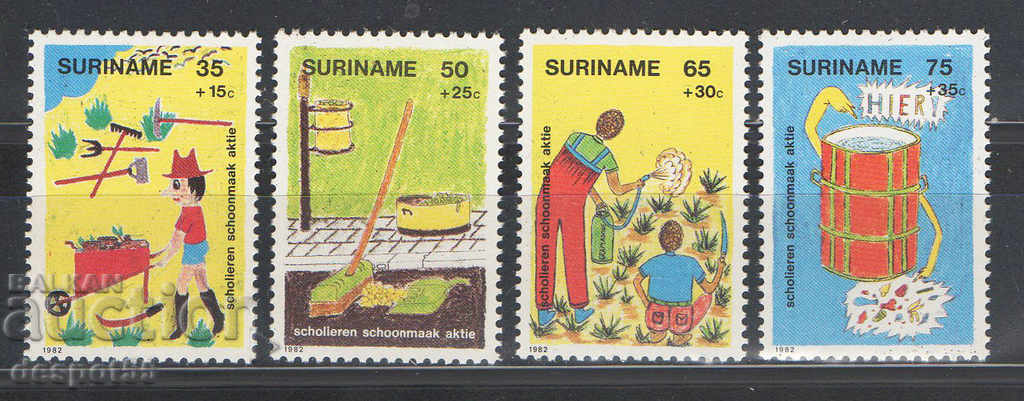 1982. Surinamul. Pentru bunăstarea copiilor.