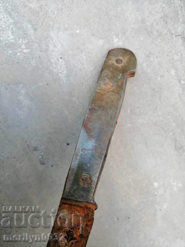 Old knife without guard, blade - 6 Old knife without guard, blade - 6