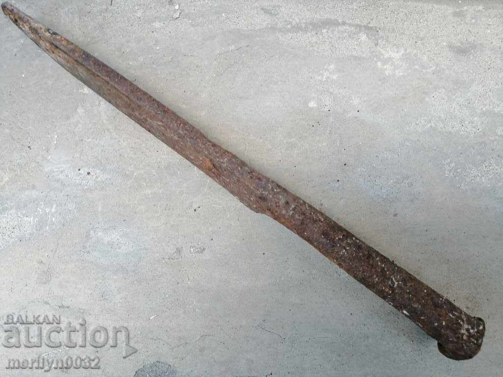 Old hand-forged knife without chereni karakulak shepherd's blade - 6 Old hand-forged knife without chereni karakulak shepherd's blade - 6