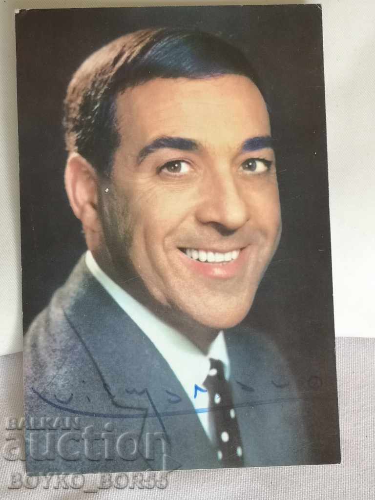 Autographed photo of Opera Singer Luis Mariano