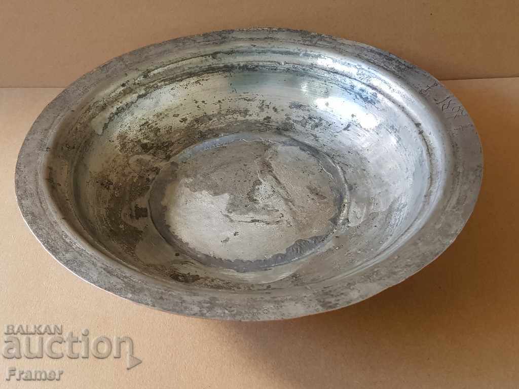 Auction Revival Sahan Baker 1897 Copper Bowl excellent Auction Revival Sahan Baker 1897 Copper Bowl excellent