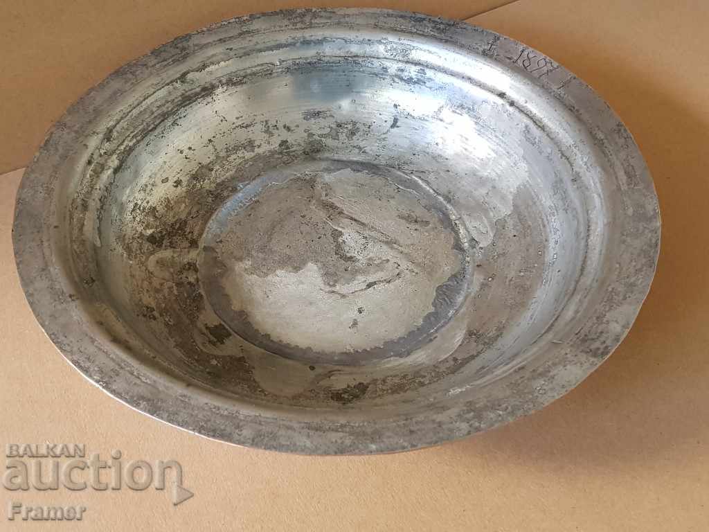 Delivery of Revival Sahan Baker 1897 Copper Bowl excellent Delivery of Revival Sahan Baker 1897 Copper Bowl excellent