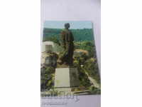 Postcard Lovech The monument of Vasil Levski 1982
