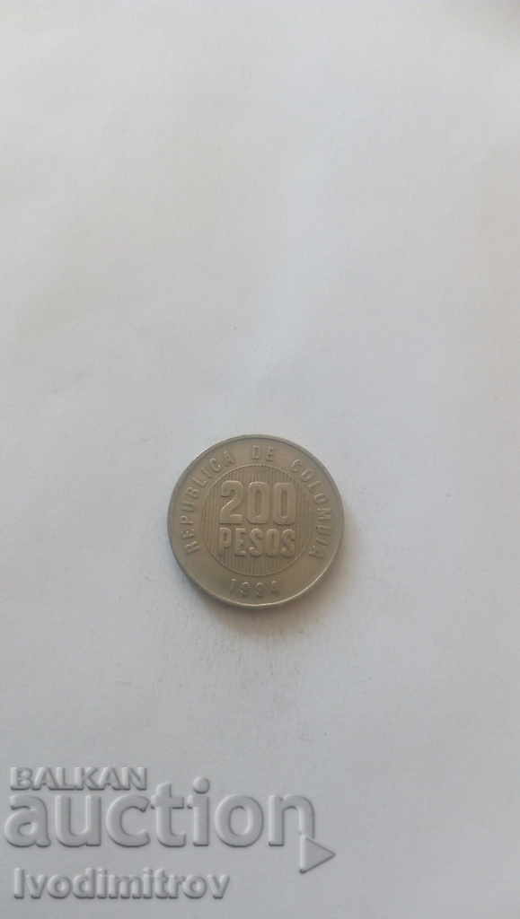 Колумбия 200 песос 1994