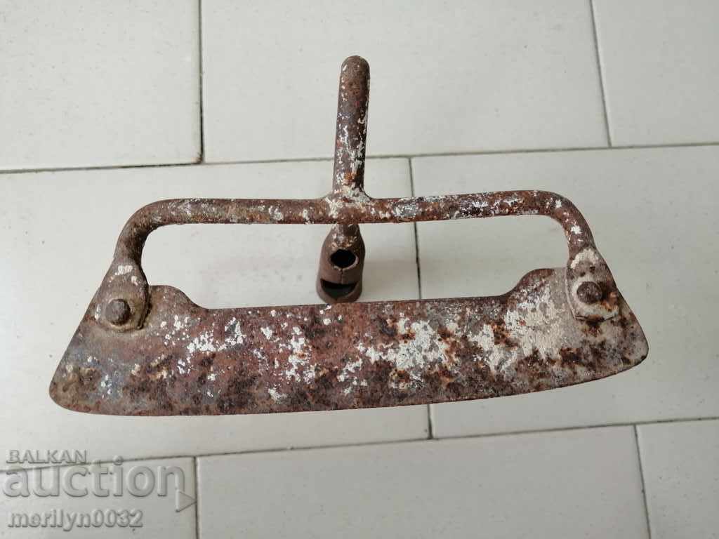 Wrought iron lime mortar mixing rake - 5 Wrought iron lime mortar mixing rake - 5