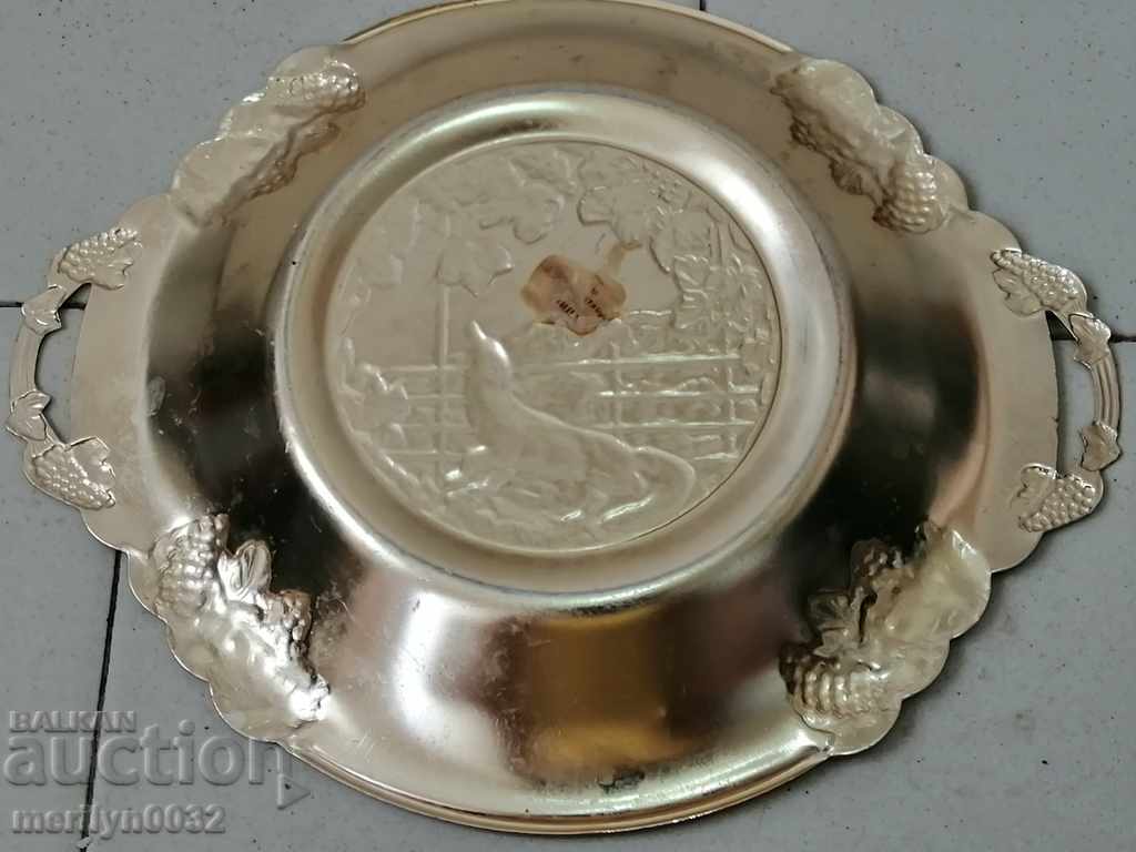 Old Soviet tray, tray, fruit bowl with price 35.00 BGN | € 17.90
