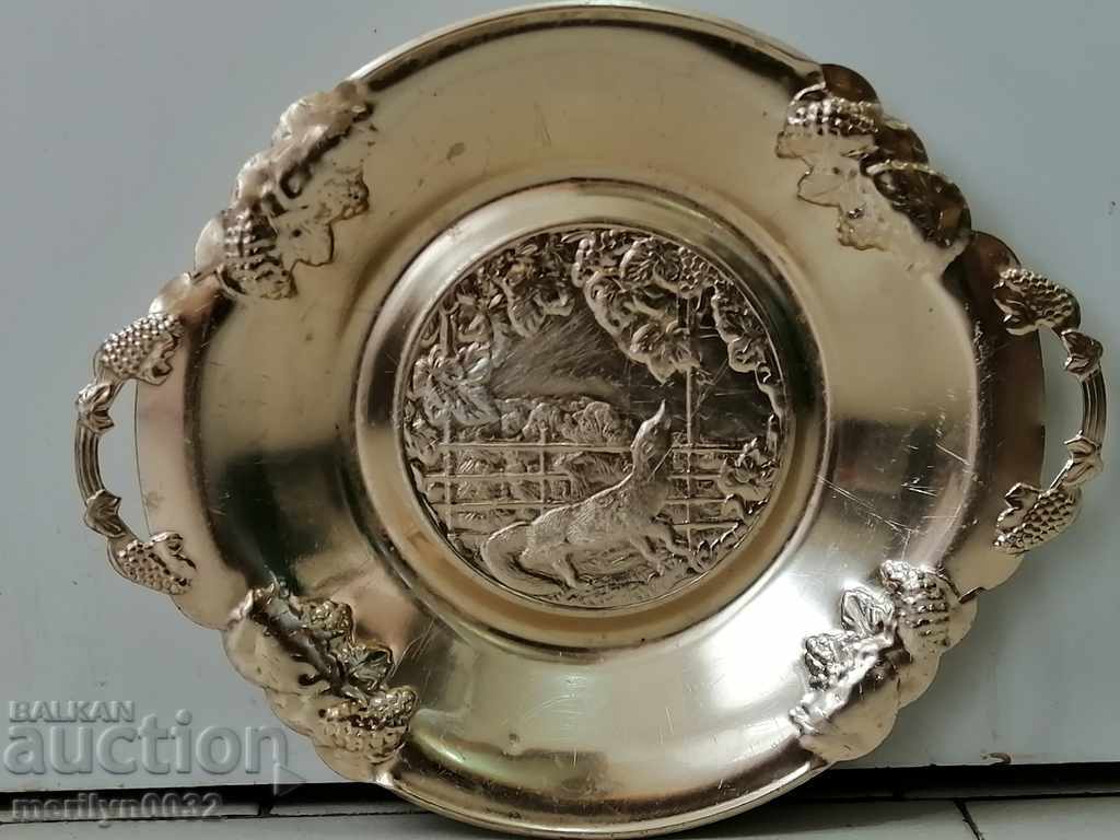 Delivery of Old Soviet tray, tray, fruit bowl