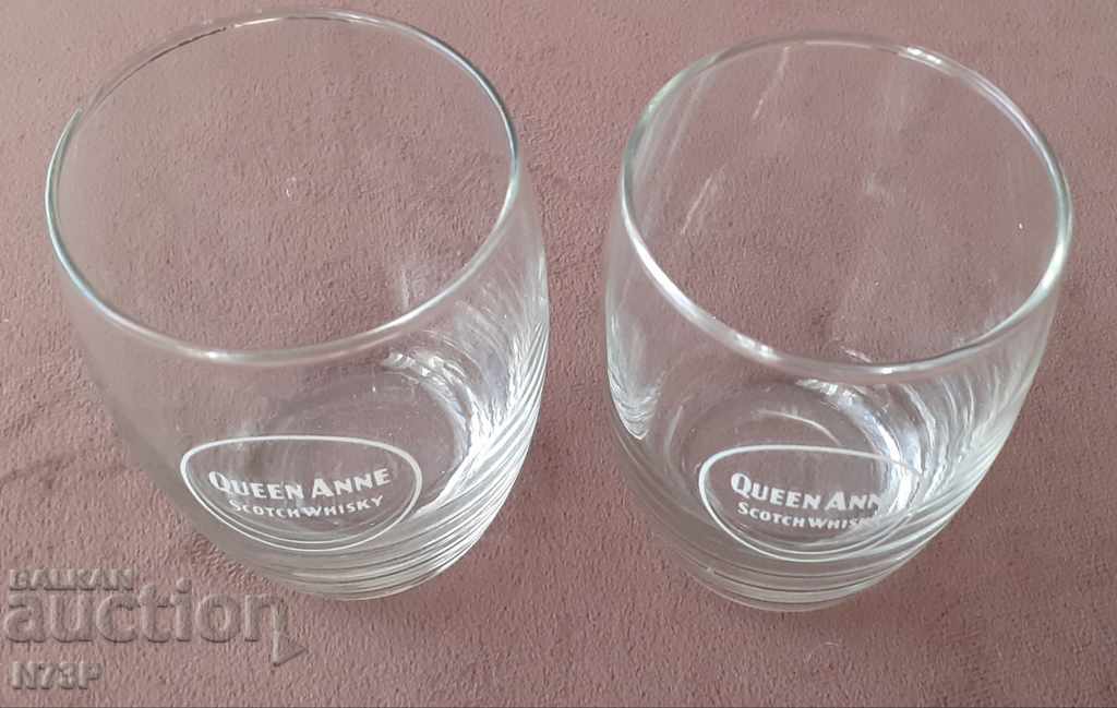 Auction GLASS. GLASSES. COLLECTION. 2 pcs. WHISKEY. Auction GLASS. GLASSES. COLLECTION. 2 pcs. WHISKEY.