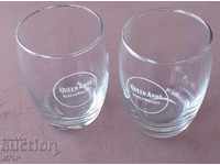 GLASS. GLASSES. COLLECTION. 2 pcs. WHISKEY.