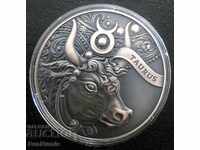 Belarus. 1 ruble 2014 Zodiac Taurus. BU.