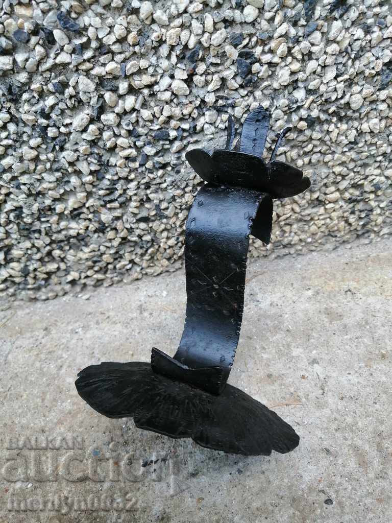 Delivery of Old forged candlestick, candle Delivery of Old forged candlestick, candle