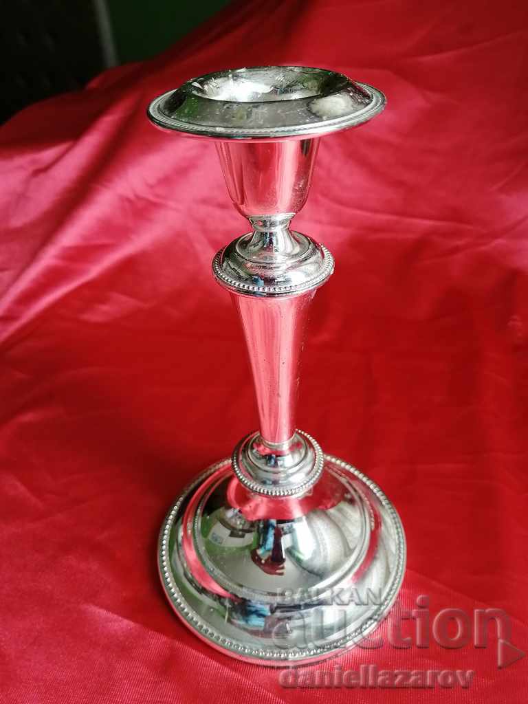 Old SILVER Candlestick