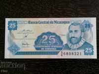 Банкнота - Никарагуа - 25 центавос UNC | 1991г.