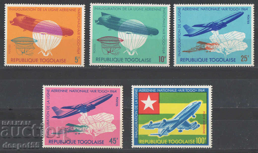 1964 Того. Откриване на националната авиокомпания "Air Togo"