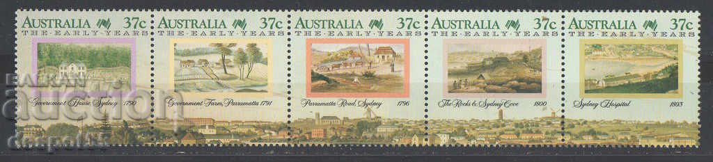 1988. Australia. Colonizarea Australiei - primii ani
