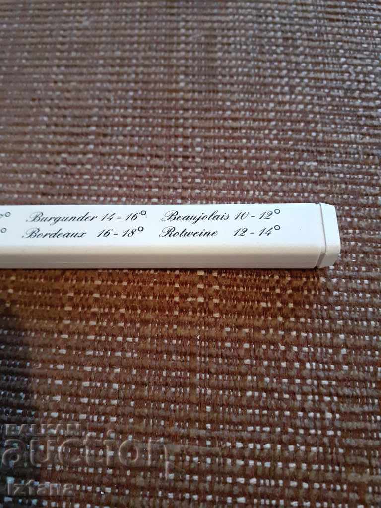 Old Wine Thermometer - 5 Old Wine Thermometer - 5