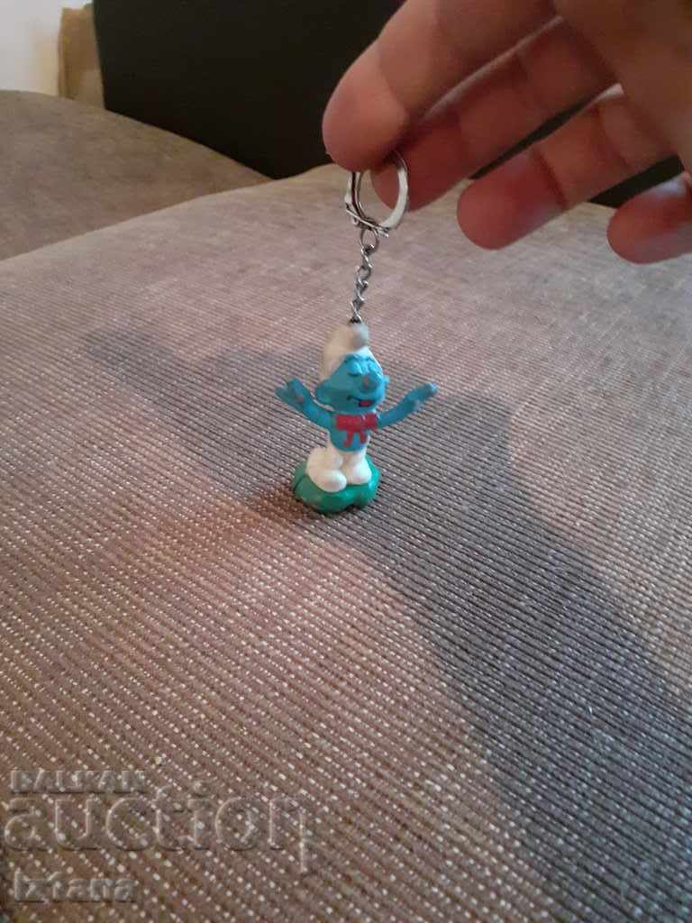 Auction Old Smurf keychain Auction Old Smurf keychain