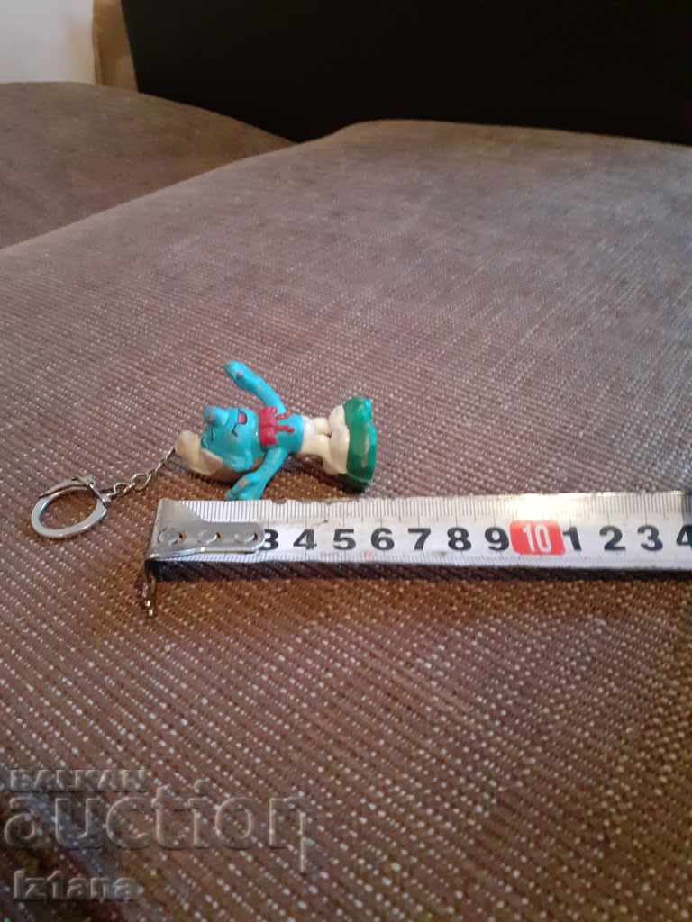 Delivery of Old Smurf keychain Delivery of Old Smurf keychain