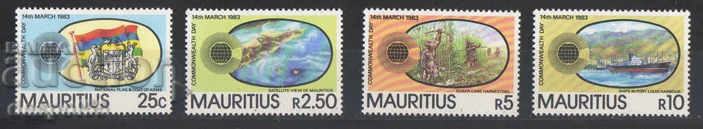1983. Mauritius. British Community Day.