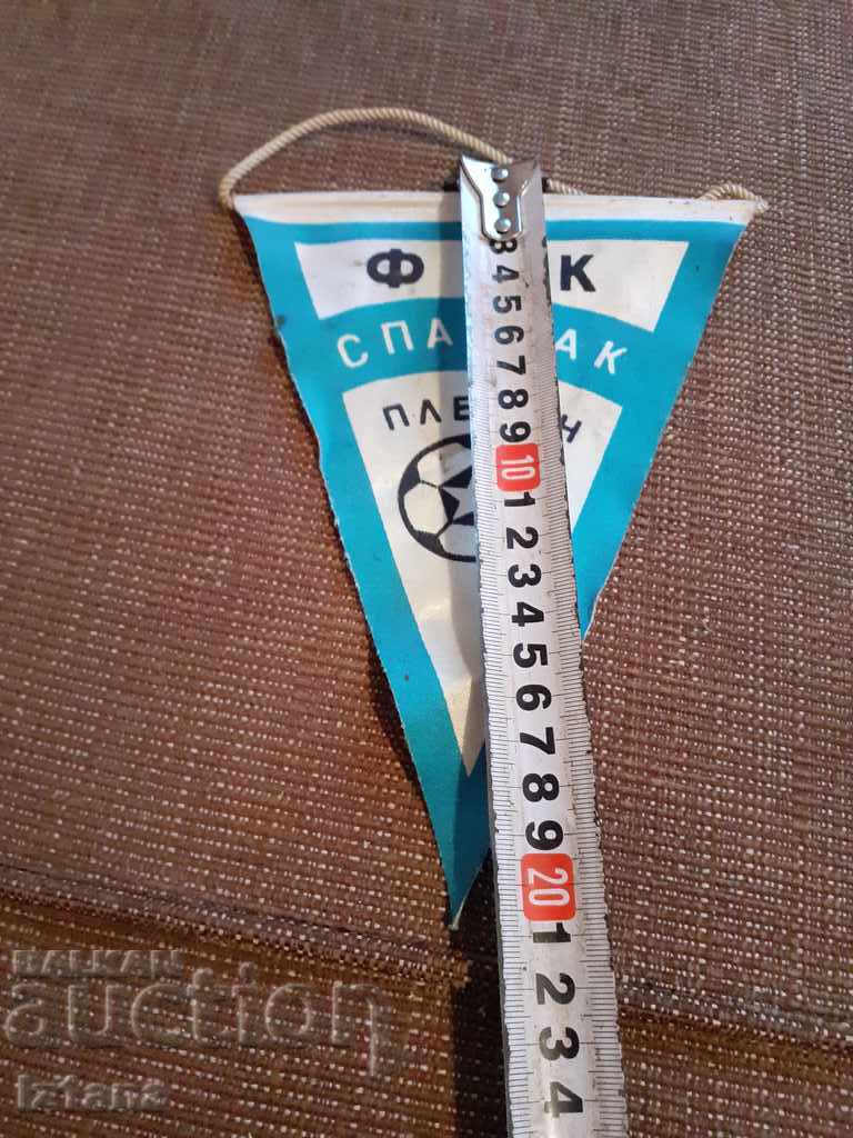 Auction Old flag, flag of FC Spartak Pleven Auction Old flag, flag of FC Spartak Pleven