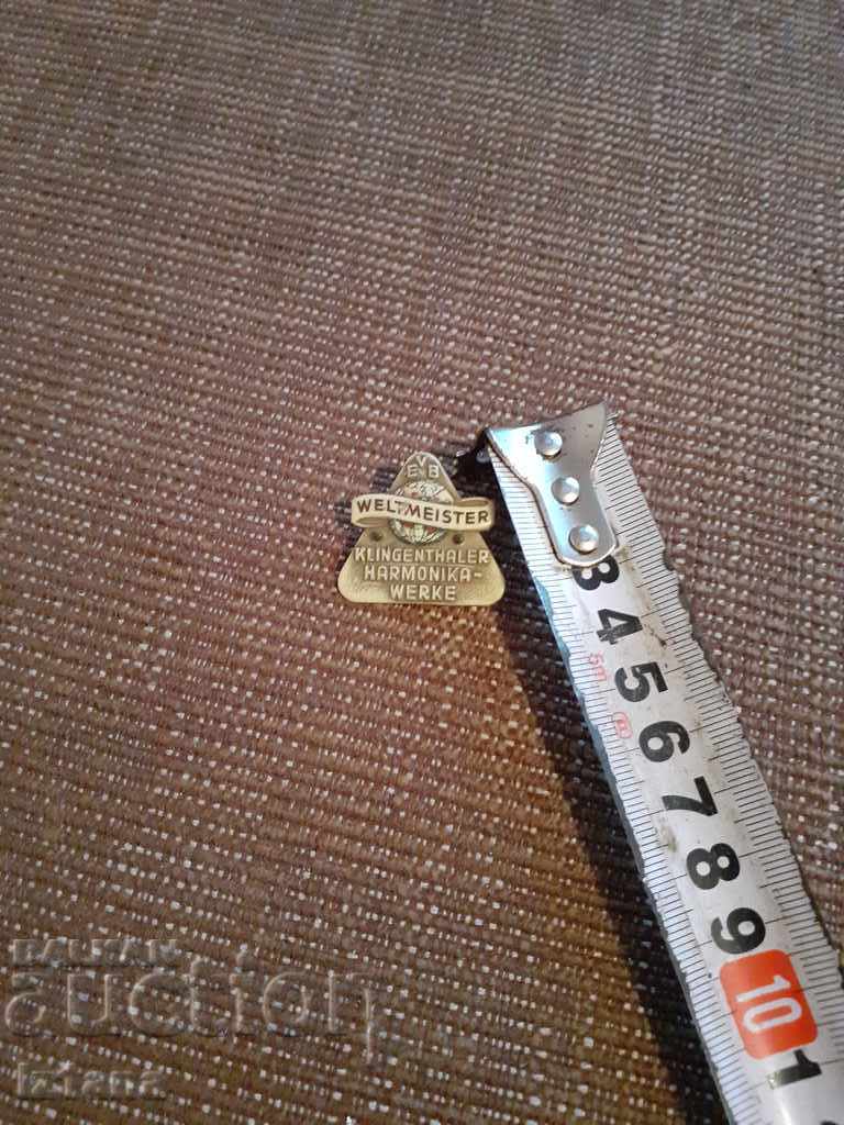 Old Weltmeister accordion emblem with price 25.00 BGN | € 12.78 Old Weltmeister accordion emblem with price 25.00 BGN | € 12.78